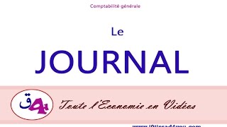 cours comptabilité générale  le journal  Darija [upl. by Alisun]