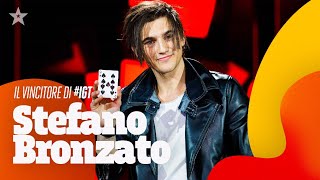 Il mago STEFANO BRONZATO vince Italia’s Got Talent 2021 [upl. by Metabel]