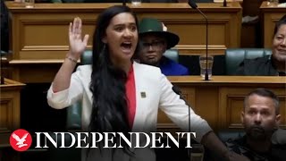 New Zealand MP performs haka in powerful maiden speech resurfaced video shows [upl. by Aneg]