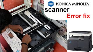 How to fix konica minolta printer scanner Error machine service error fix [upl. by Eiro]