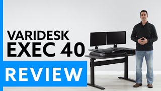 VARIDESK Exec 40 Sit Stand Converter Series Review  Pricing [upl. by Way]