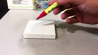 How to Clean White Quartz Caesarstone Countertop  Pen Grey Sharpie stains Granite Marble [upl. by Fang305]