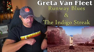 Greta Van Fleet  Runway Blues Indigo Streak Reaction [upl. by Enomar762]