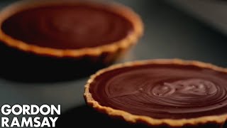 Individual Chocolate Tarts  Gordon Ramsay [upl. by Atiner557]