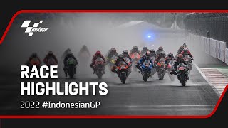 MotoGP™ Race Highlights  2022 IndonesianGP [upl. by Derayne]