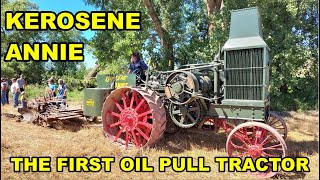 Kerosene Annie The First Rumely Oil Pull Tractor Plowing For The First Time In 100 Years [upl. by Nylakcaj]