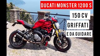 DUCATI MONSTER 1200S 2017  NINFIO TEST [upl. by Aryan63]