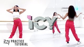 PRACTICE ITZY  ICY  Dance Tutorial  SLOWED  MIRRORED [upl. by Drew]