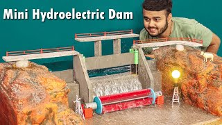 Hydroelectric Mini Dam Construction Science Project  Mini Dam Model [upl. by Winn]