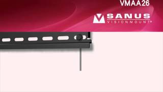 How to Install Your SANUS VMAA26 TV Mount [upl. by Ettezel809]