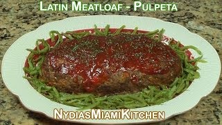 Caribbean Meatloaf  Pulpeta [upl. by Novrej]