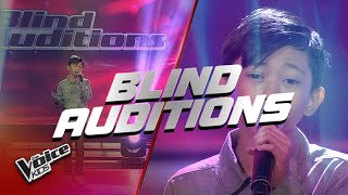 The Voice Kids Jionx Bautista the selftaught singer Blind Auditions [upl. by Huntley]