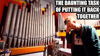 I BOUGHT A CHURCH ORGAN Part 2 The First Sounds in 25 years [upl. by Renmus]