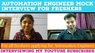 Automation Engineer Mock Interview for 01 YOE  Selenium  Java  SDET  Interviewing my Subscriber [upl. by Yntrok]