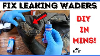 How to Repair Leaking Wader Easily Complete Guide [upl. by Curry]