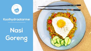 Koolhydraatarme Nasi Goreng  Keto recept  Diner  Protiplan [upl. by Nylrac]