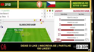 🔴PAÍSES BAIXOS VS REPÚBLICA CHECA EM DIRETO  EUROPEU 2020⚽ [upl. by Daryl]