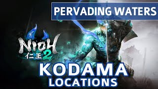 Nioh 2  Pervading Waters All Kodama Locations [upl. by Eylatan818]