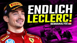 Bummelzug durch Monaco  Tränen bei Sieger Leclerc  Rennanalyse [upl. by Annaierb]