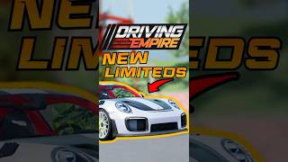 2 NEW Porsches With Limiteds Driving Empire RaceLine roblox drivingempire robloxdrivingempire [upl. by Perri]