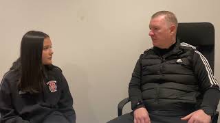 Murdo has his say  on today’s 20 defeat by Beith Juniors FC  with Catherine Morier [upl. by Quentin]