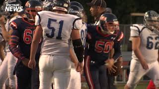 High school football Whitesboro vs East Syracuse Minoa highlights [upl. by Brine]