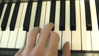 D Dur Akkord Chord Klavier Keyboard Piano spielen [upl. by Jump]