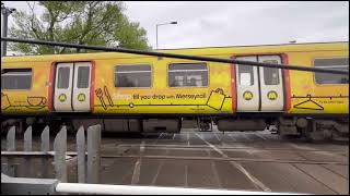 Leasowe Level Crossing Merseyside [upl. by Aisak]