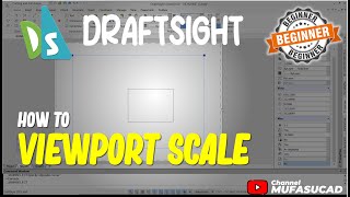 Draftsight How To Viewport Scale [upl. by Eugirne293]