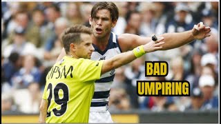 AFL quotBAD UMPIRINGquot moments [upl. by Marielle]