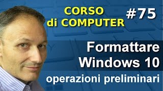 75 Formattare  Ripristinare un computer aggiornato a Windows 10 [upl. by Akeenahs]