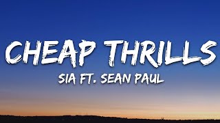 Sia  Cheap Thrills Lyrics ft Sean Paul  YouTube Music [upl. by Adne]