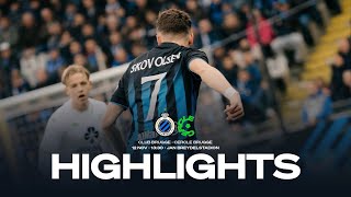 CLUB BRUGGE  CERCLE BRUGGE  HIGHLIGHTS  20232024 [upl. by Tronna]