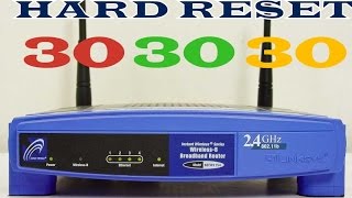 ✅ Como hacer Hard Reset 303030 en Routers Linksys [upl. by Pernick]