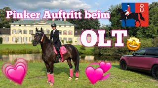 PINKER AUFTRITT BEIM OLDENBURGER LANDESTURNIER 🐴💗 annchenaugustine [upl. by Tavish]