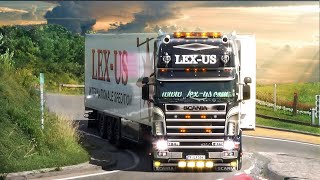 Best of Scania V8 open pipes Sound 2023 4K UHD [upl. by Anayi]