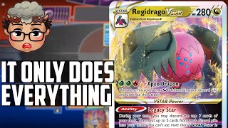 Regidrago VSTAR can BEAT EVERYTHING in Paradox Rift  Pokemon TCG Deck List  Matches [upl. by Ailekat]