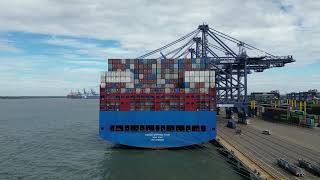 Felixstowe Port Operations [upl. by Idelia]