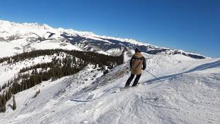 Skiing Crested Butte Headwall Northface and Teocali Bowl March 1st 2021 [upl. by Gordon]