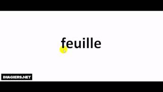 French pronunciation  feuille [upl. by Kriste]