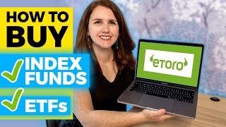 HOW TO BUY INDEX FUNDS amp ETFS using Etoro Step by Step Tutorial [upl. by Hnad]