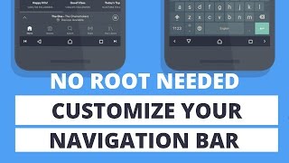 Customize Navigation Bar Without ROOT  New Nougat Hidden Feature [upl. by Ahgiel]