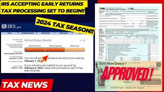 2024 IRS TAX REFUND UPDATE  UPDATED TAX CHANGES Refund Delay Causes Tax Credits IRS Notices [upl. by Aylad720]