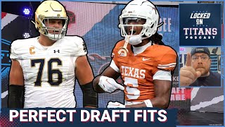 Tennessee Titans 7 Round MOCK DRAFT Joe Alt is PERFECT Explosive Playmakers amp Quality Depth Pieces [upl. by Eellac878]