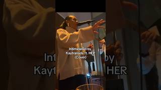 Intimidated by Kaytranada ft HER cover at Somm Bar cover singing live kaytranada HER [upl. by Sterling]