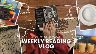 VLOG how much i actually read in a week  ep13 📚🕯️🧣🌙☕ [upl. by Pik]