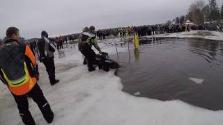 Pickerel Lake 2024 Sleds Drowning and Crashing [upl. by Melany]