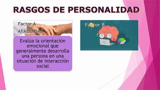 Test 16 PF5 Cuestionario Factorial de Personalidad [upl. by Eeima]