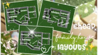 10 FREEUSE 1Story House Layout Ideas  Welcome to Bloxburg [upl. by Ttesil]