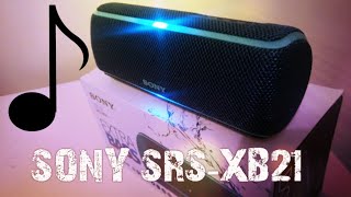 Review Speaker Bluetooth Sony SRS  XB21 Vale a pena PTBR SonySRSXB21 [upl. by Vareck]